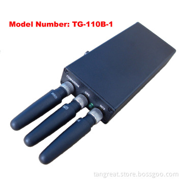 Free Shipping Handheld Signal Jammer GPS Cell Phone Jammer Tangreat